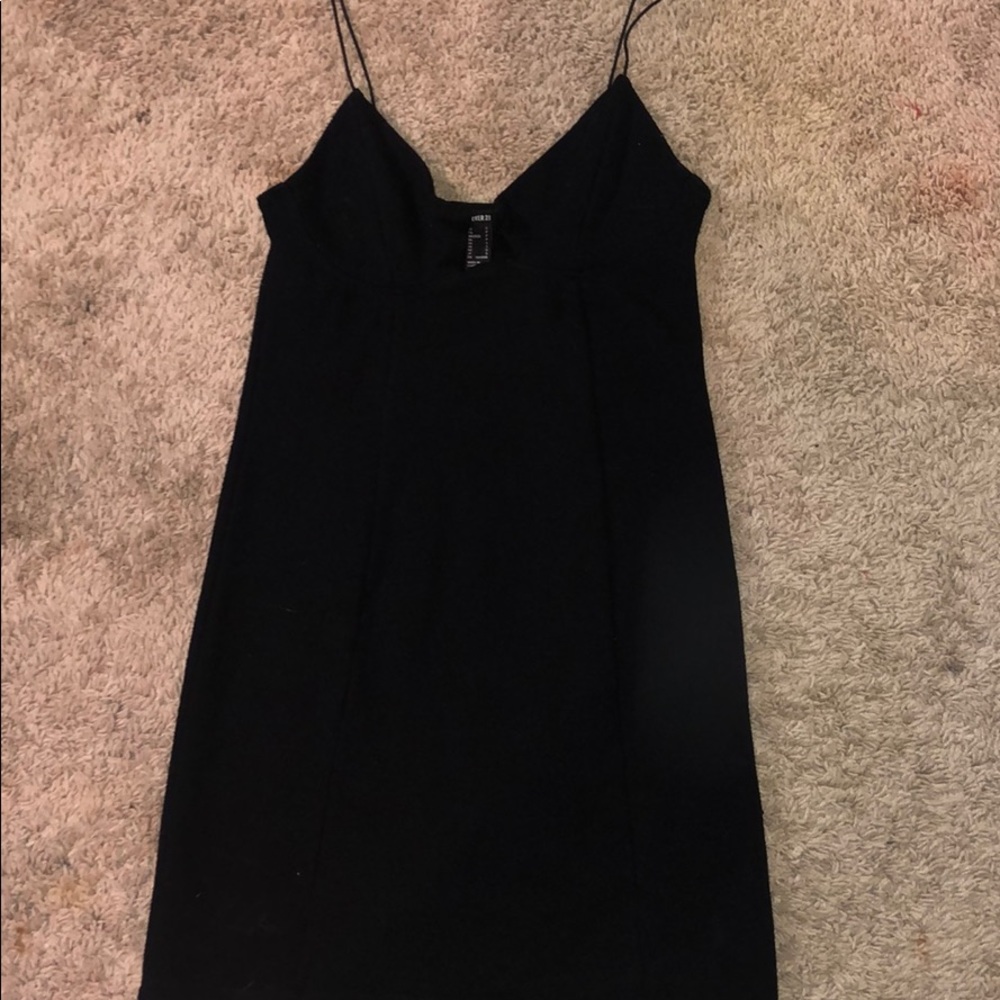 Mini black dress